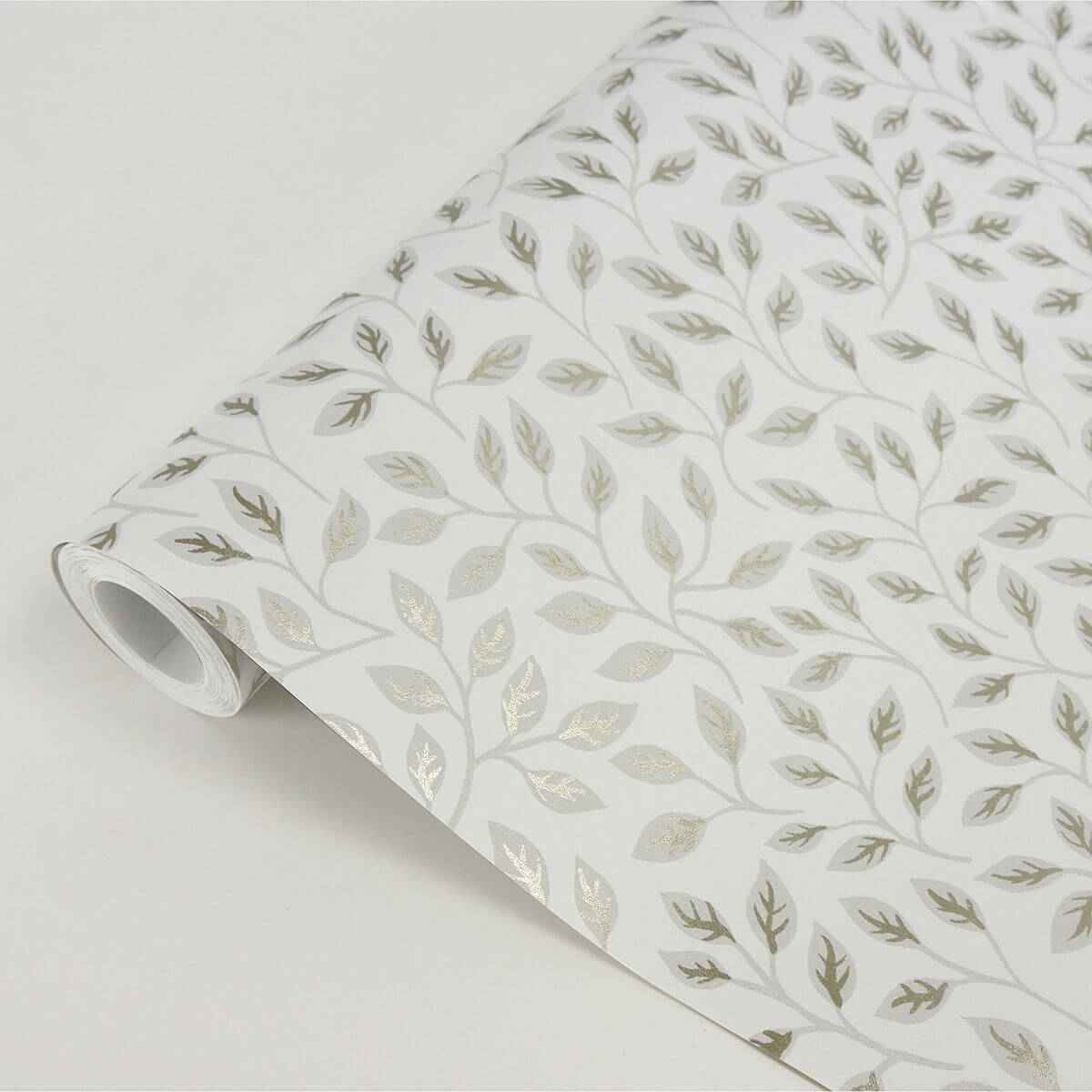 Posey White Vines Wallpaper - York Wallcoverings - 2948-33015 - York Wallcoverings Wallpaper