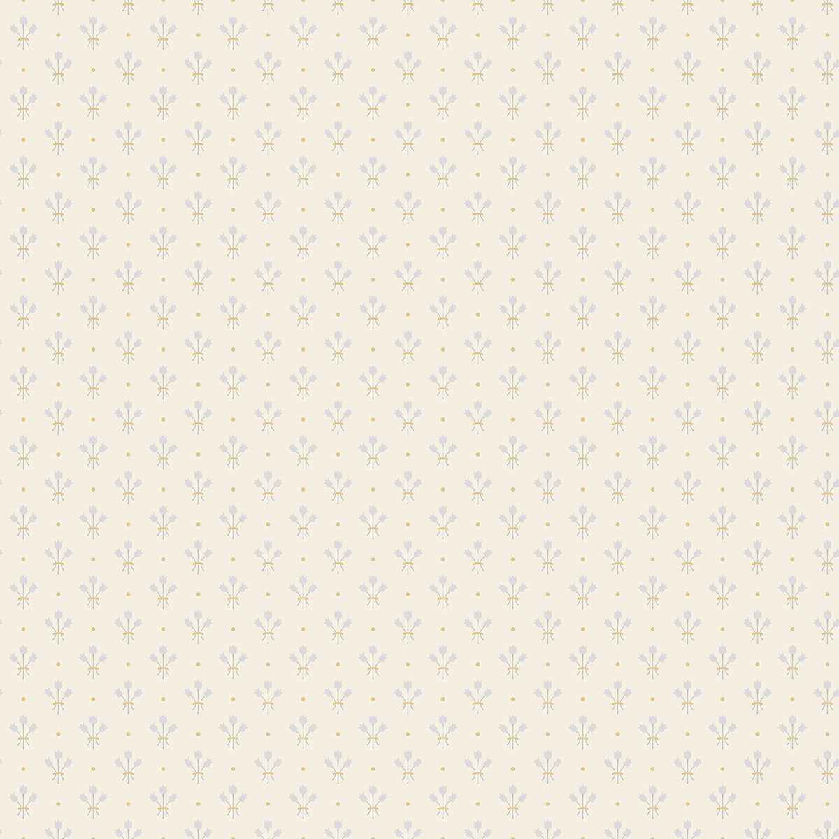 Lili White Miniature Floral Wallpaper - York Wallcoverings - 2948-33026