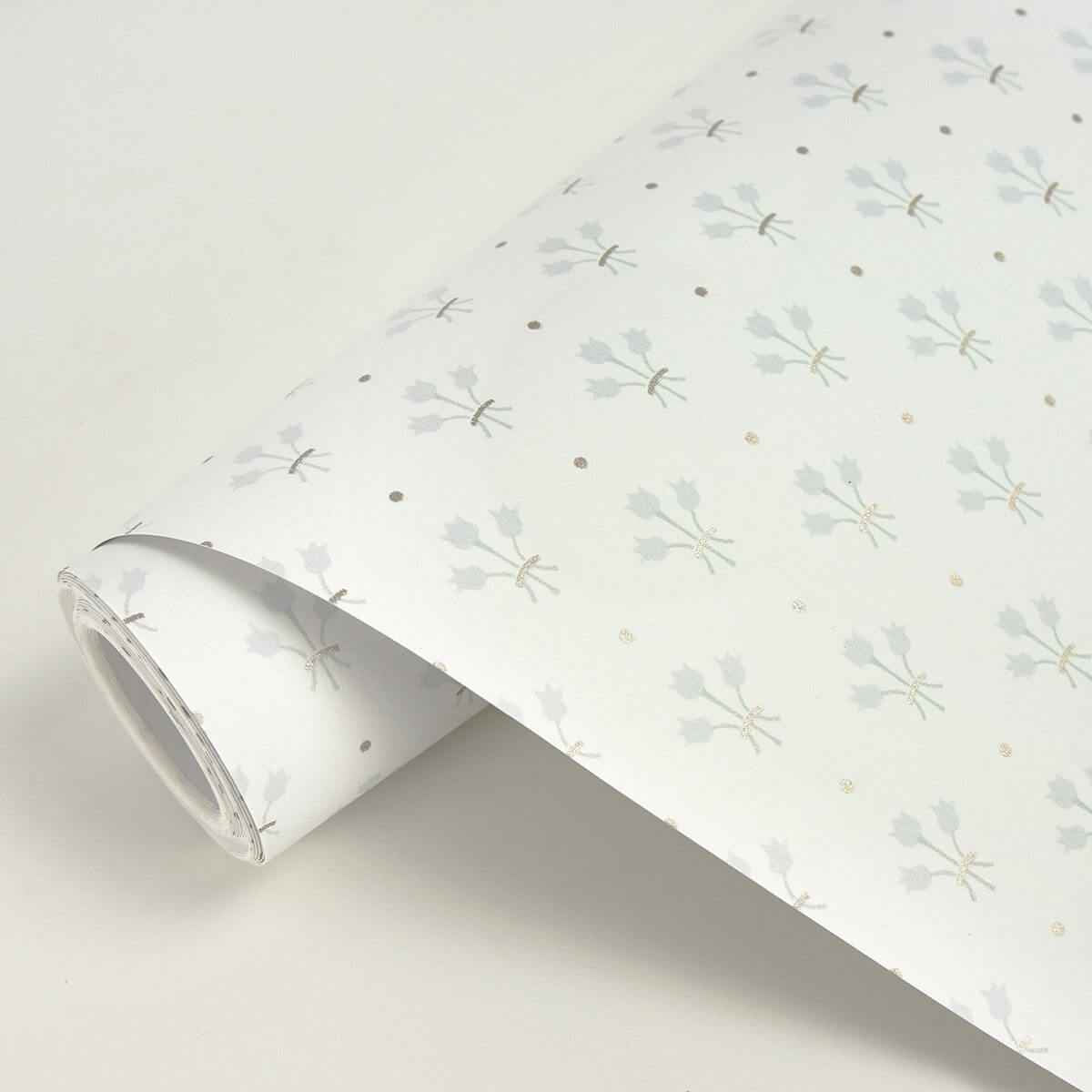 Lili White Miniature Floral Wallpaper - York Wallcoverings - 2948-33026 - York Wallcoverings Wallpaper