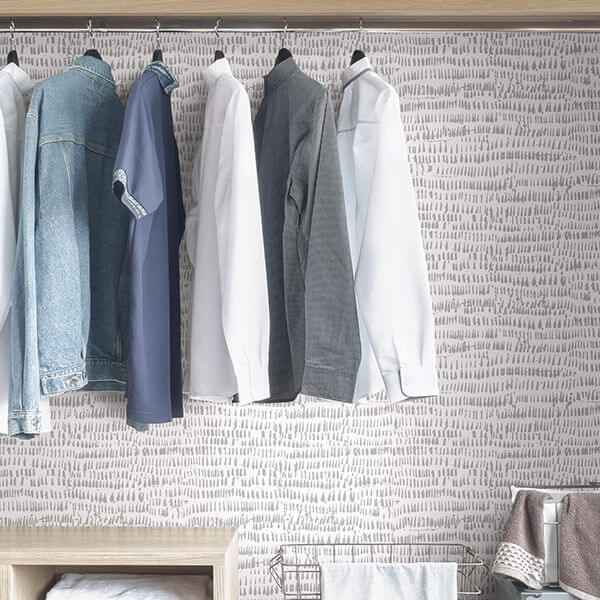 Kylver Grey Peel and Stick Wallpaper - York Wallcoverings - NU3387 - York Wallcoverings Wallpaper