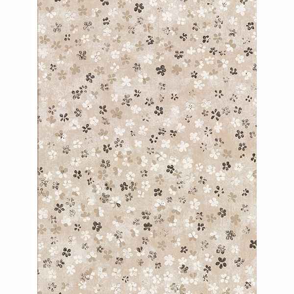 Cosima Beige Miniature Floral Wallpaper - York Wallcoverings - 2904-00203 - York Wallcoverings Wallpaper