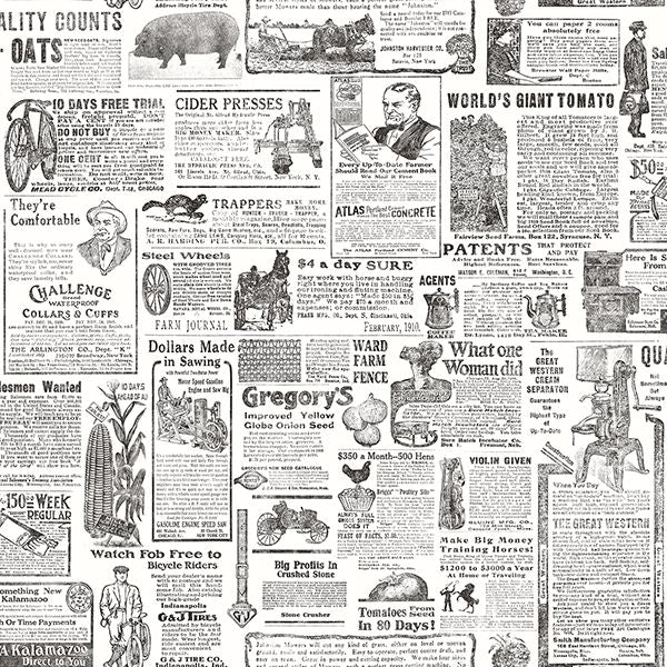 underwood-black-newspaper-wallpaper-york-wallcoverings-2904-13081
