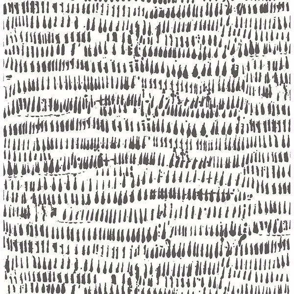 Runes Black Brushstrokes Wallpaper - York Wallcoverings - 2904-24354 - York Wallcoverings Wallpaper