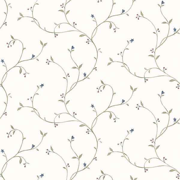 Kurt Green Tin Star Trail Wallpaper - York Wallcoverings - 3119-09158 - York Wallcoverings Wallpaper