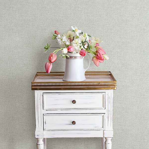 Waylon Light Blue Faux Fabric Wallpaper - York Wallcoverings - 3119-13526 - York Wallcoverings Wallpaper