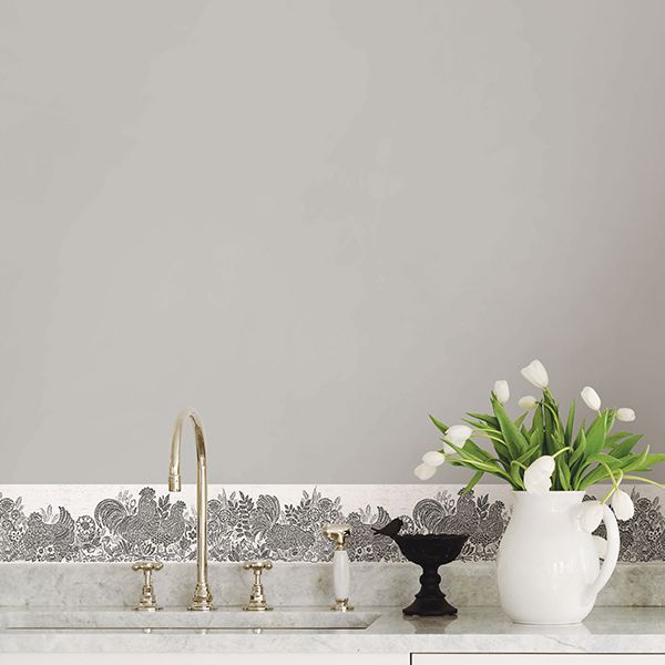 parton-black-chicken-wallpaper-york-wallcoverings-3119-13552b - York Wallcoverings Wallpaper