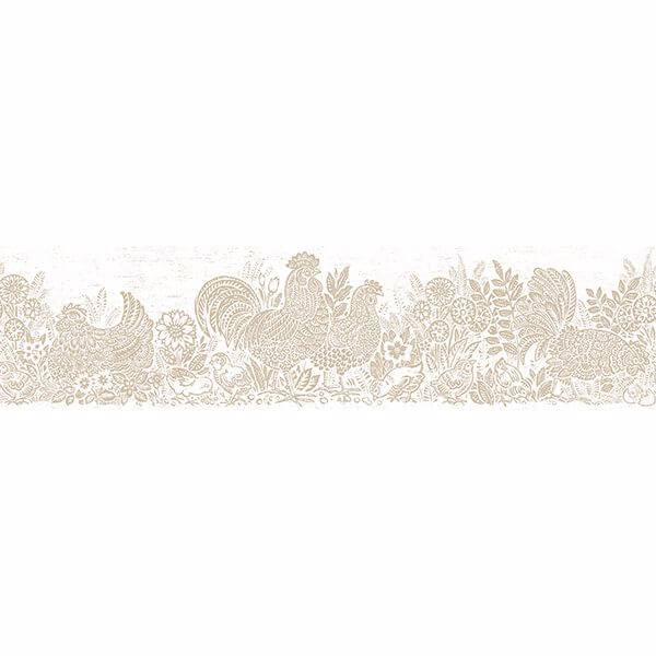 parton-beige-chicken-wallpaper-york-wallcoverings-3119-13553b - York Wallcoverings Wallpaper