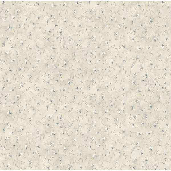 Eleanor Beige Folk Botanical Trail Wallpaper - York Wallcoverings - 3119-216113 - York Wallcoverings Wallpaper
