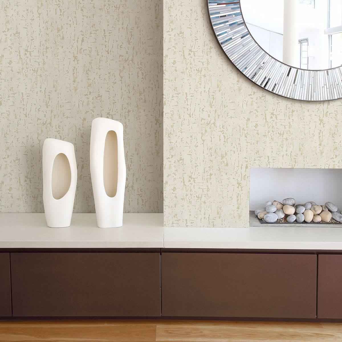 Malawi Cream Leather Texture Wallpaper - York Wallcoverings - 2949-60205 - York Wallcoverings Wallpaper