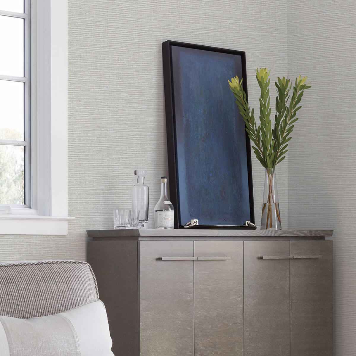 Vivanta Light Grey Texture Wallpaper - York Wallcoverings - 2949-60400 - York Wallcoverings Wallpaper