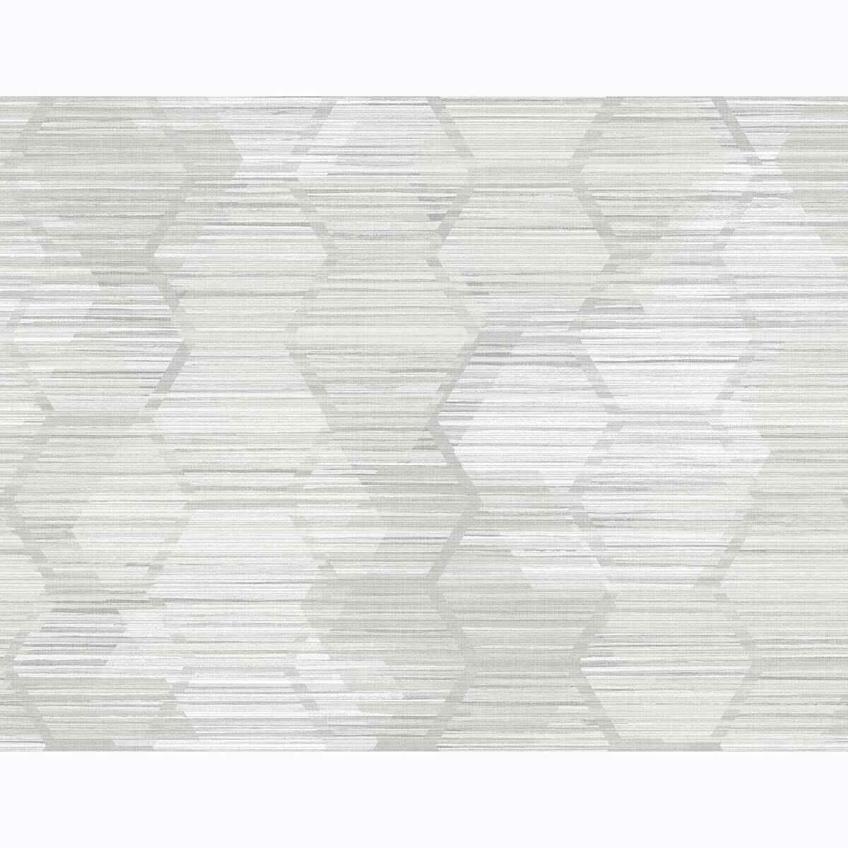 Jabari Light Grey Geometric Faux Grasscloth Wallpaper - York Wallcoverings - 2949-60506 - York Wallcoverings Wallpaper