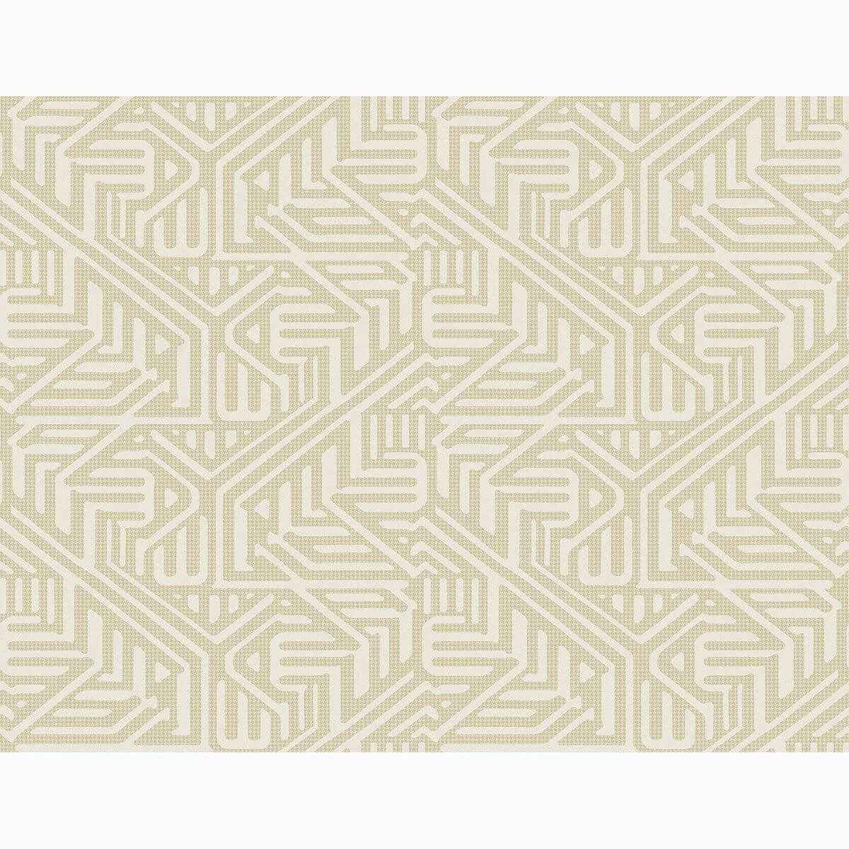 Nambiti Cream Geometric Wallpaper - York Wallcoverings - 2949-60605