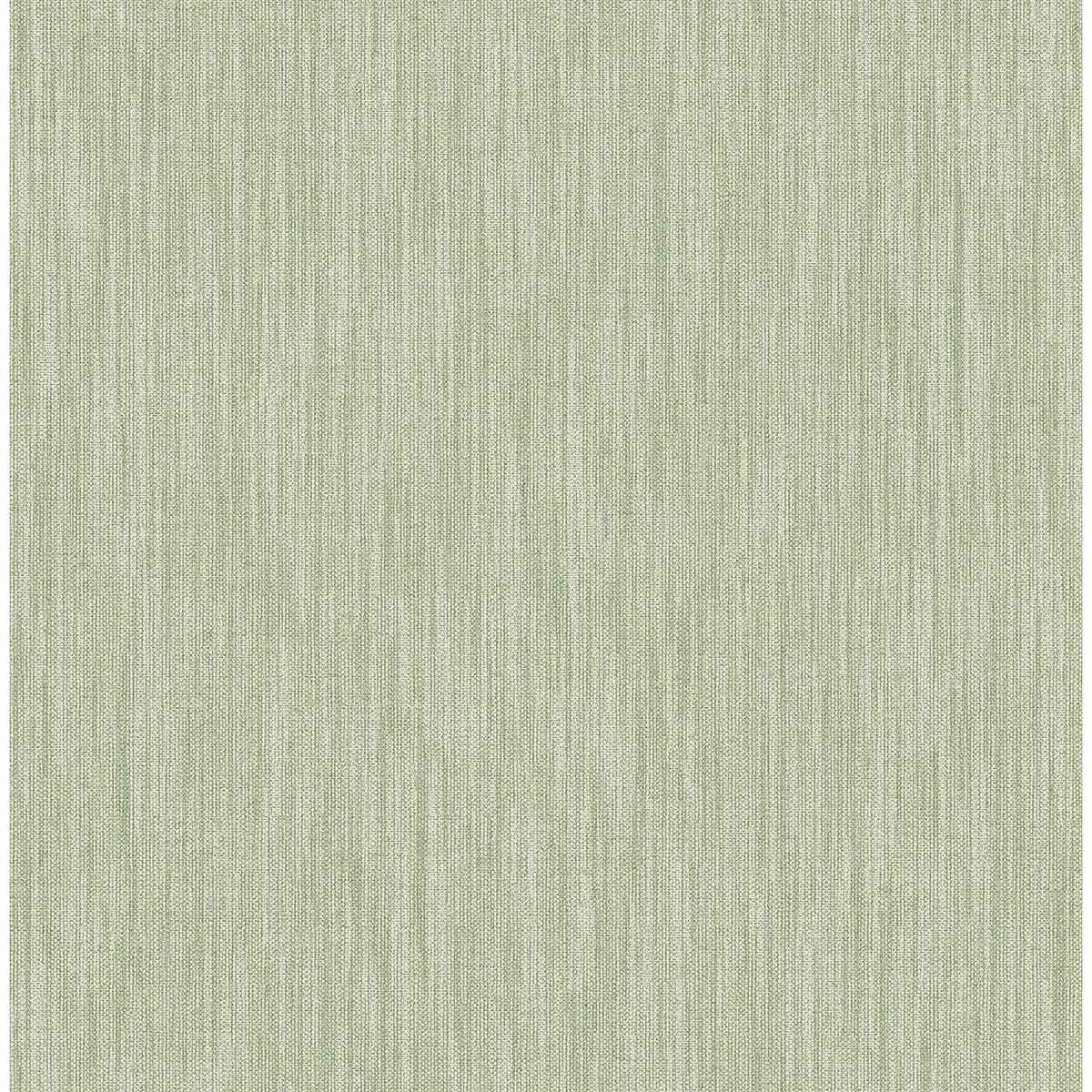 Chenille Sage Faux Linen Wallpaper - York Wallcoverings - 2903-25282