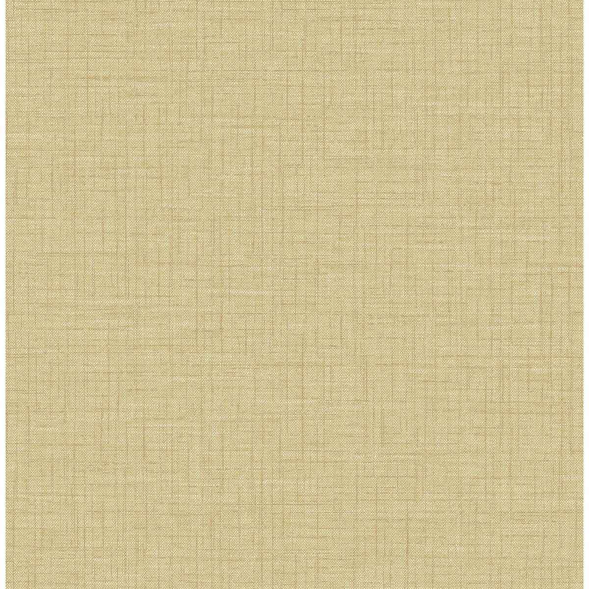 Jocelyn Yellow Faux Linen Wallpaper - York Wallcoverings - 2903-25871 - York Wallcoverings Wallpaper
