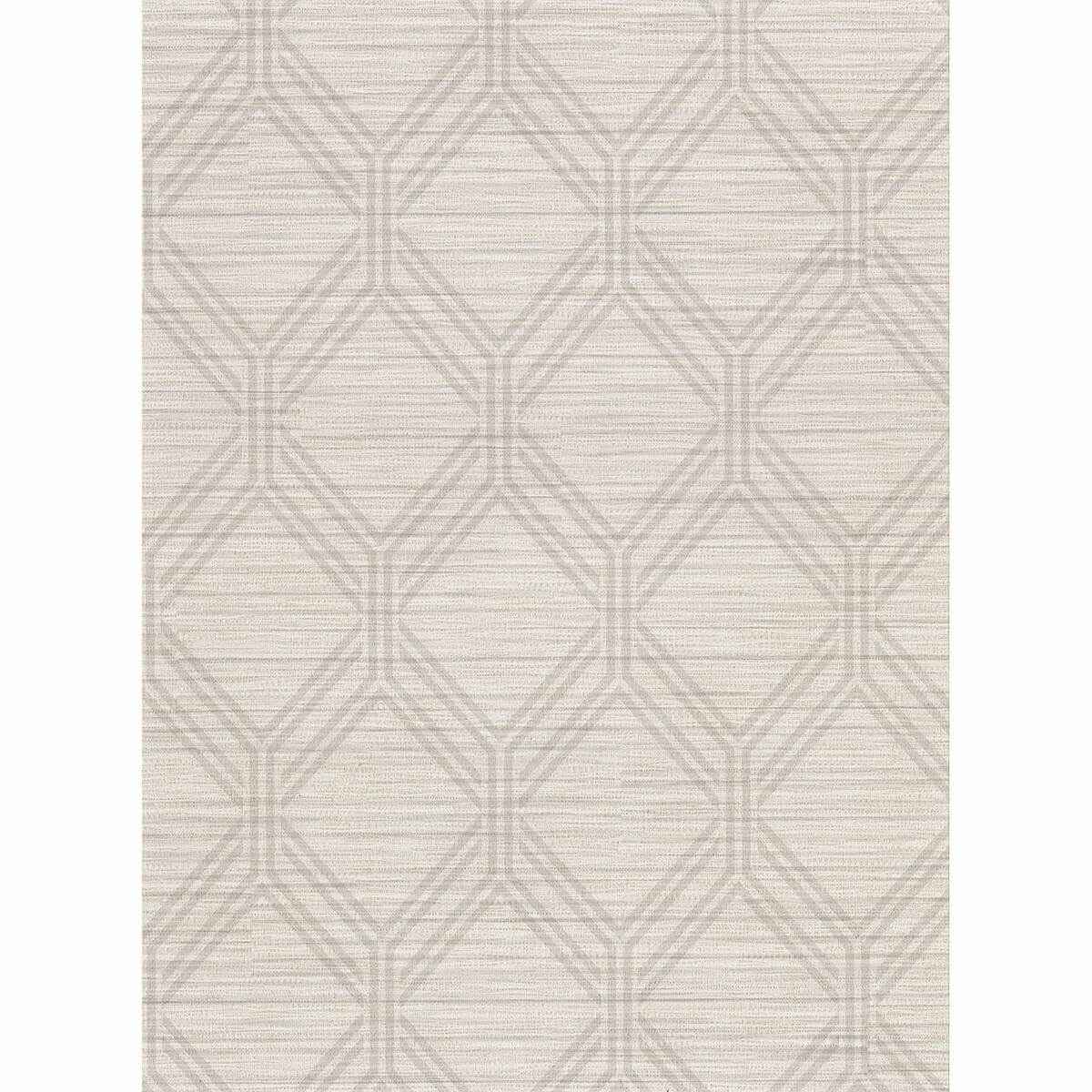 Vaughan Taupe Geometric Wallpaper - York Wallcoverings - 2910-2730 - York Wallcoverings Wallpaper
