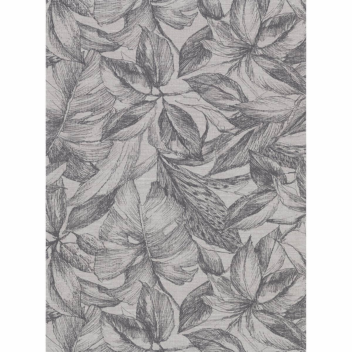 simone-grey-tropical-wallpaper-york-wallcoverings-2910-2743 - York Wallcoverings Wallpaper