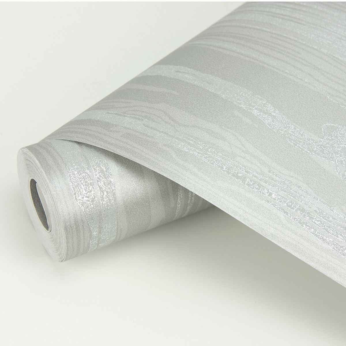 Nova Silver Faux Wood Wallpaper - York Wallcoverings - 2927-10105 - York Wallcoverings Wallpaper