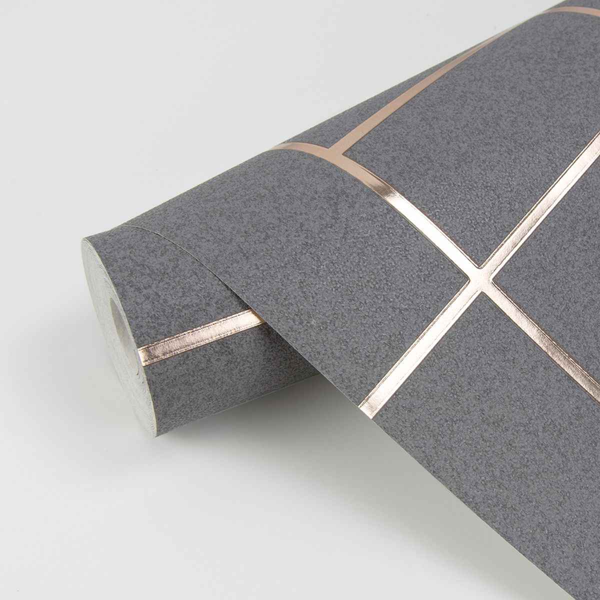 Mason Dark Grey Geometric Wallpaper - York Wallcoverings - 2927-42492 - York Wallcoverings Wallpaper