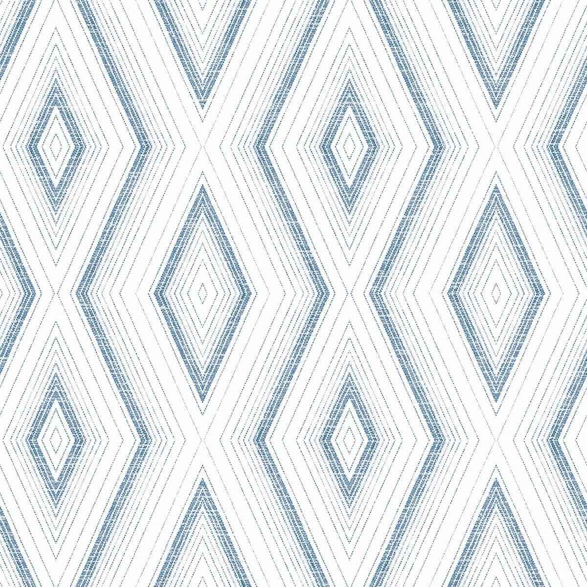 Santa Cruz Blue Geometric Wallpaper - York Wallcoverings - 3120-13664 - York Wallcoverings Wallpaper