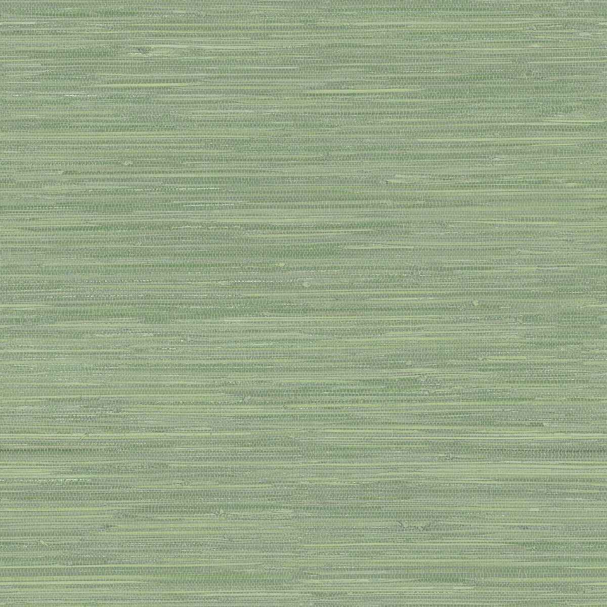 Waverly Green Grasscloth Wallpaper - York Wallcoverings - 3120-256017