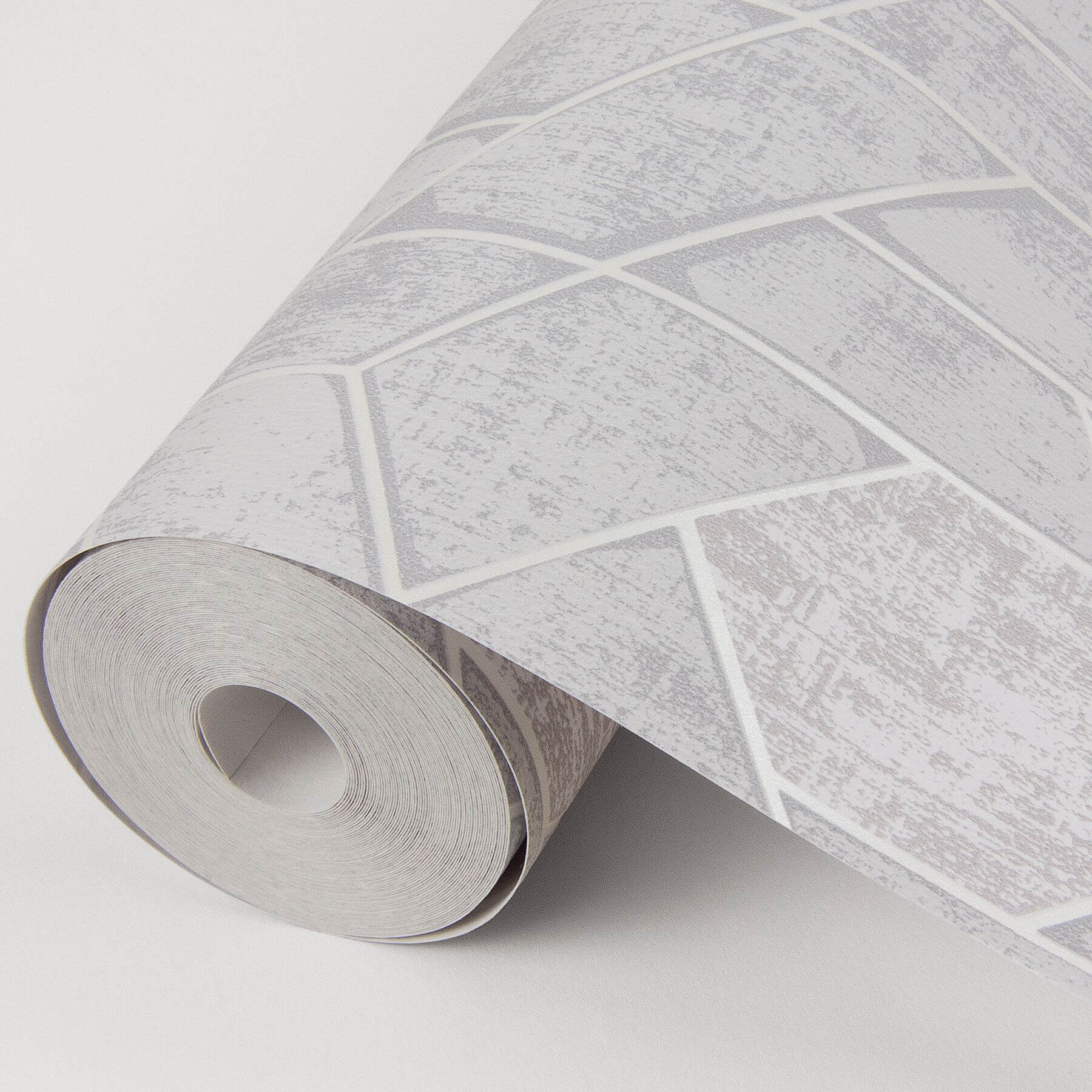 granada-light-grey-grey-geometric-wallpaper-york-wallcoverings-2964-25902 - York Wallcoverings Wallpaper