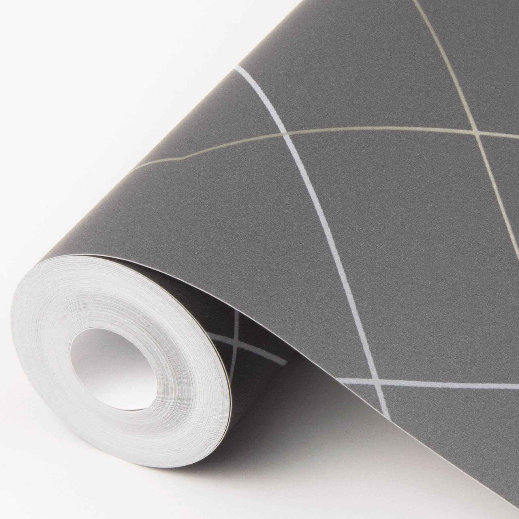 Ballard Grey Geometric Wallpaper - York Wallcoverings - 2964-25912 - York Wallcoverings Wallpaper