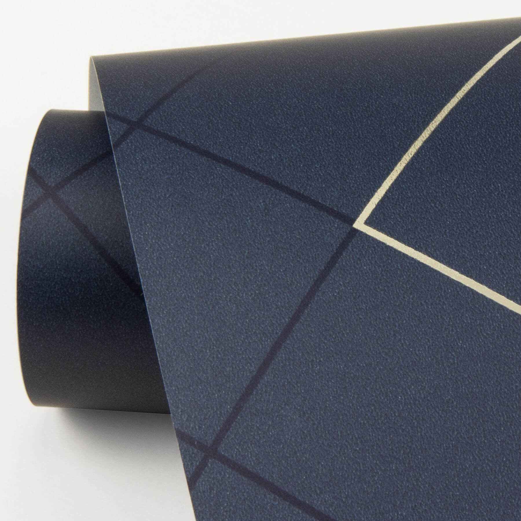 Ballard Indigo Geometric Wallpaper - York Wallcoverings - 2964-25913 - York Wallcoverings Wallpaper