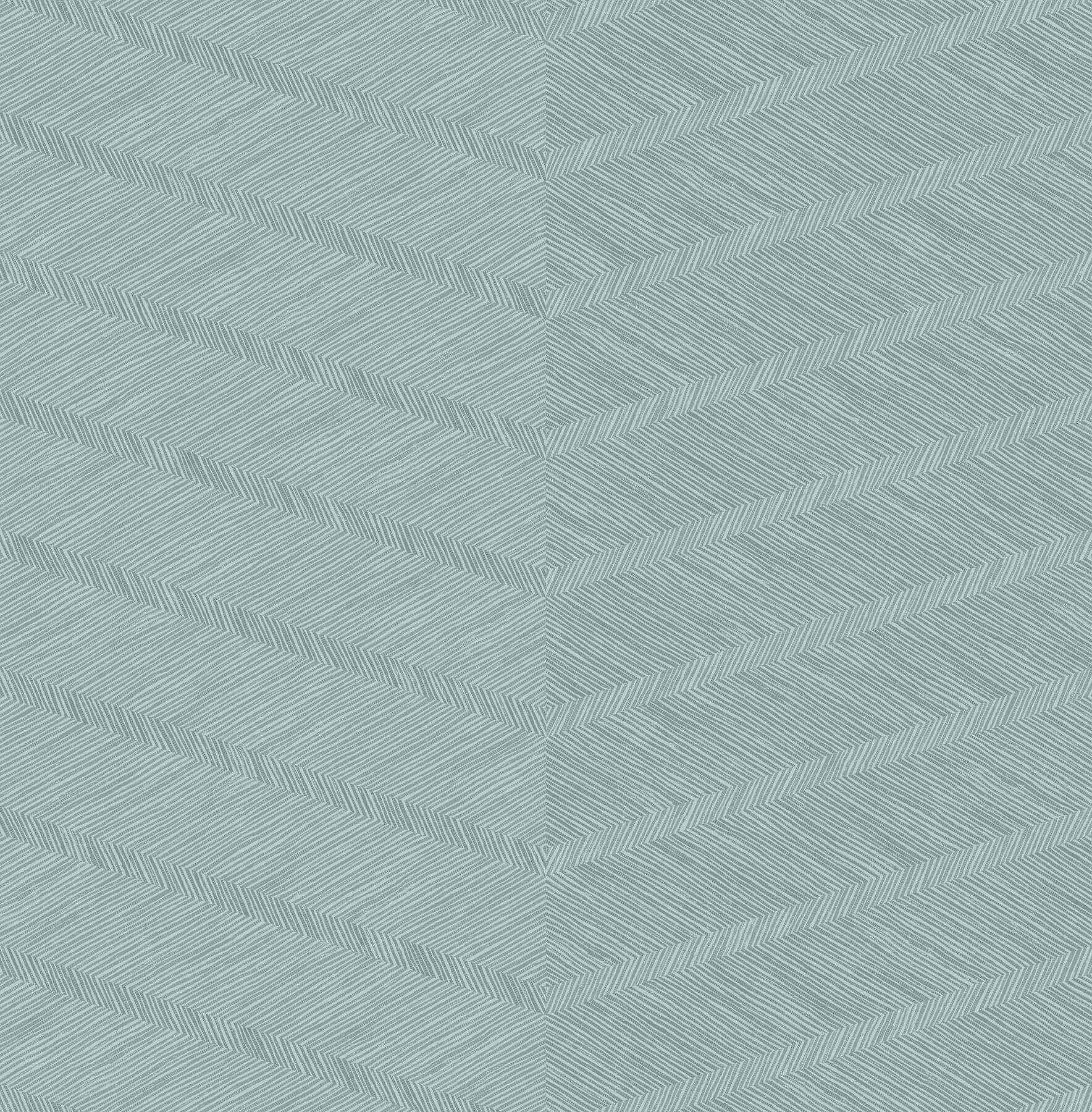 Aspen Aqua Chevron Wallpaper - York Wallcoverings - 2964-25916