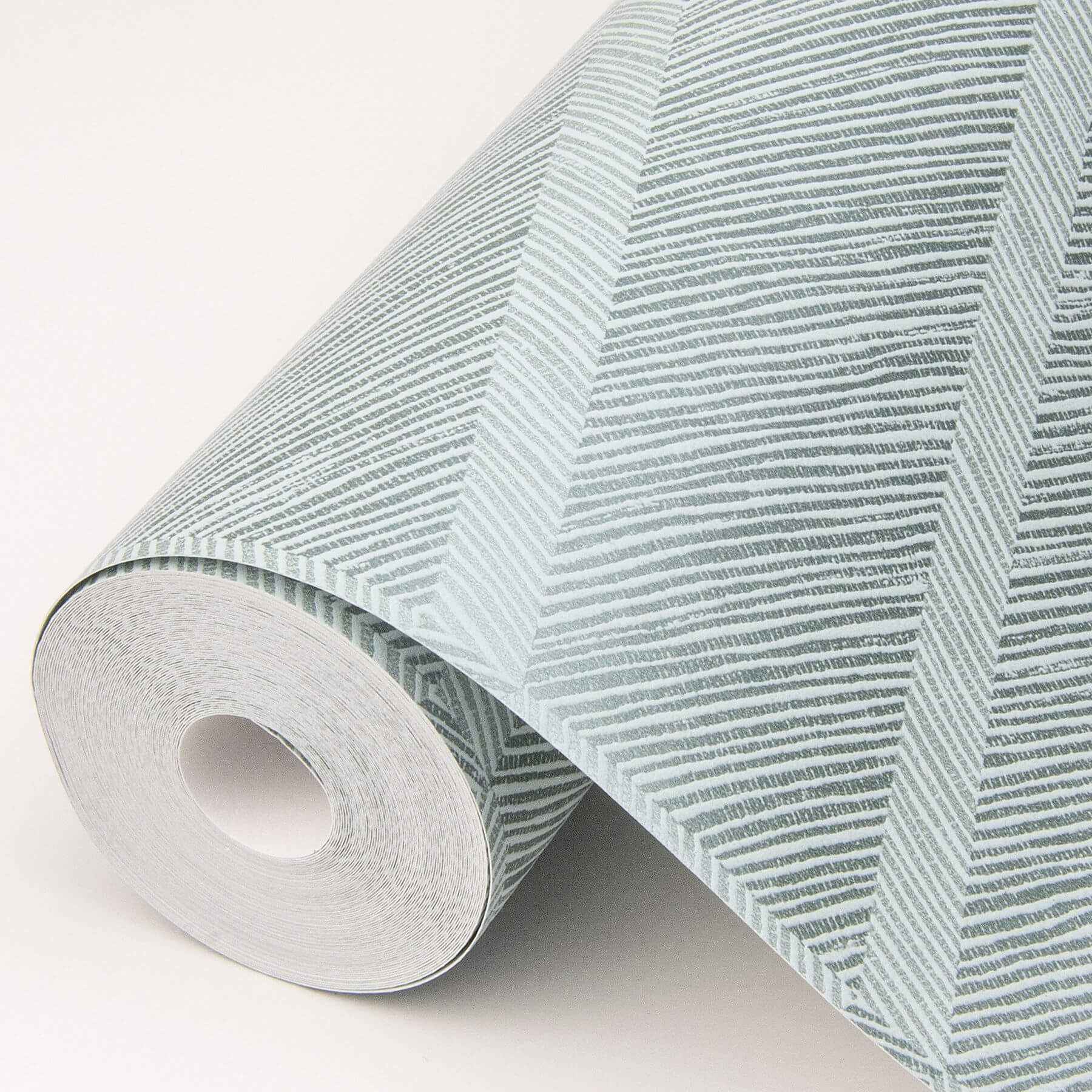 Aspen Aqua Chevron Wallpaper - York Wallcoverings - 2964-25916 - York Wallcoverings Wallpaper