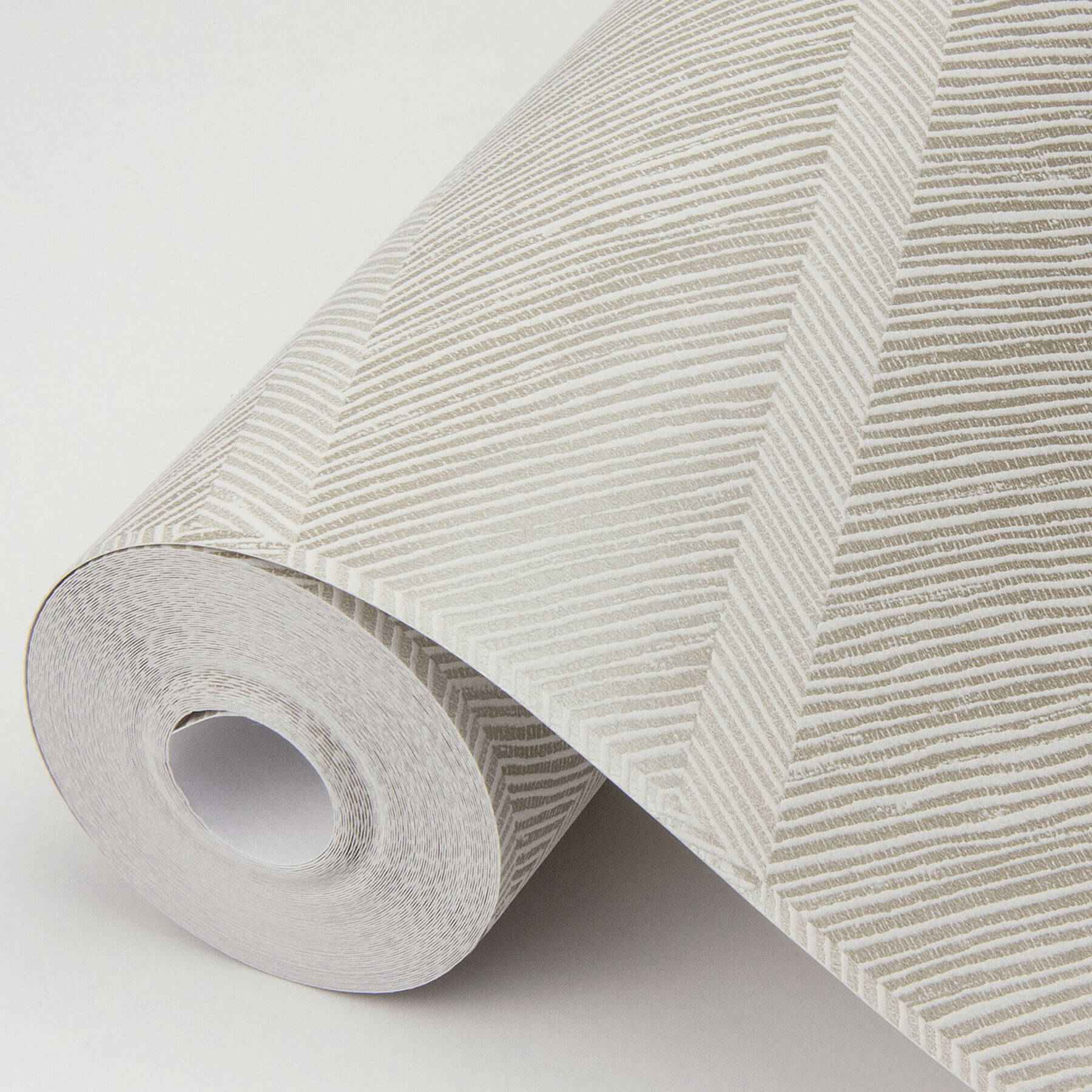 Aspen Champagne Chevron Wallpaper - York Wallcoverings - 2964-25918 - York Wallcoverings Wallpaper