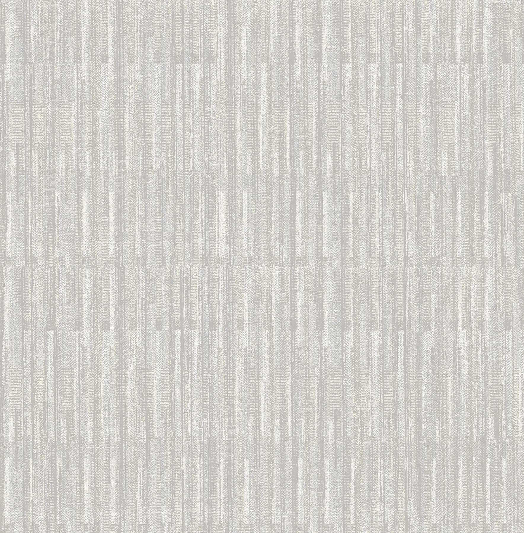 Brixton Light Grey Grey Texture Wallpaper - York Wallcoverings - 2964-25943