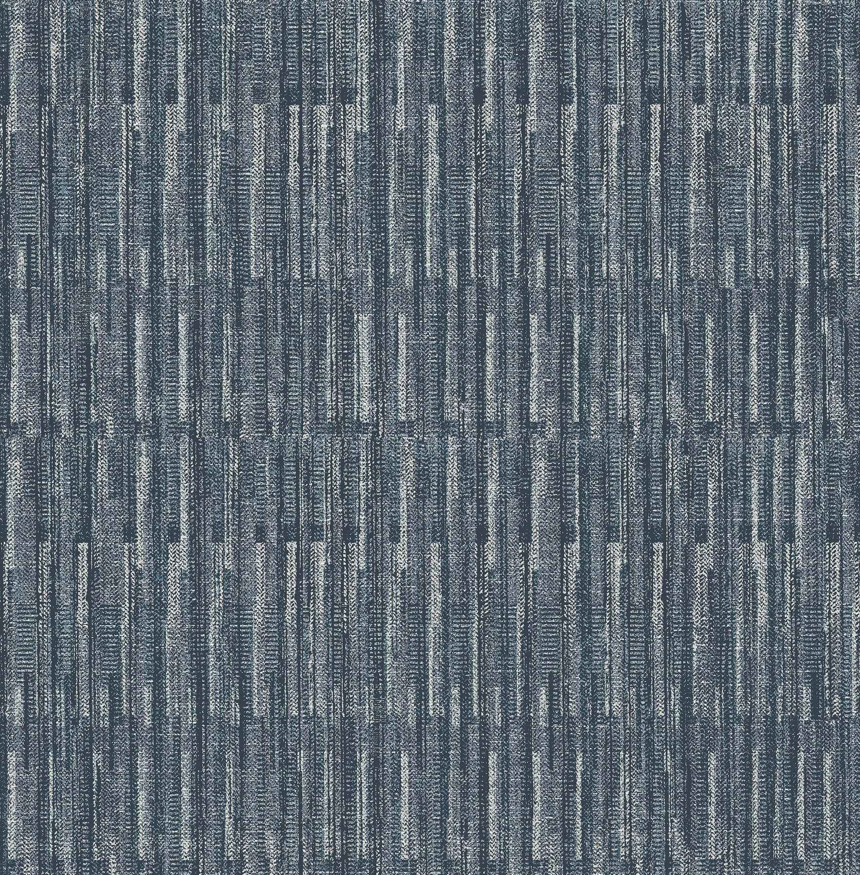 Brixton Indigo Texture Wallpaper - York Wallcoverings - 2964-25945