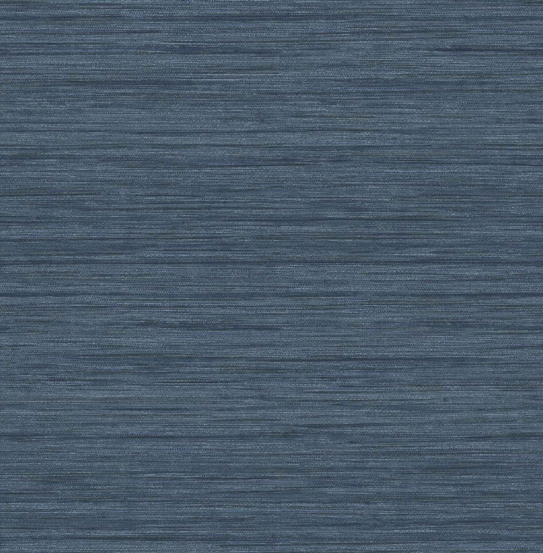 Barnaby Indigo Faux Grasscloth Wallpaper - York Wallcoverings - 2964-25959