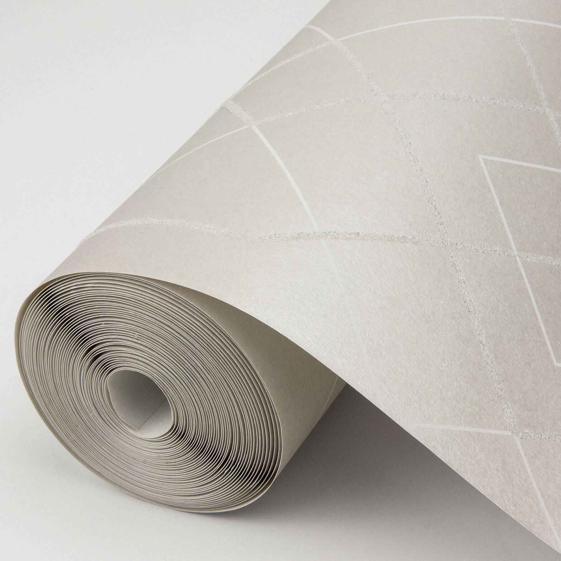 Ballard Silver Geometric Wallpaper - York Wallcoverings - 2964-87346 - York Wallcoverings Wallpaper