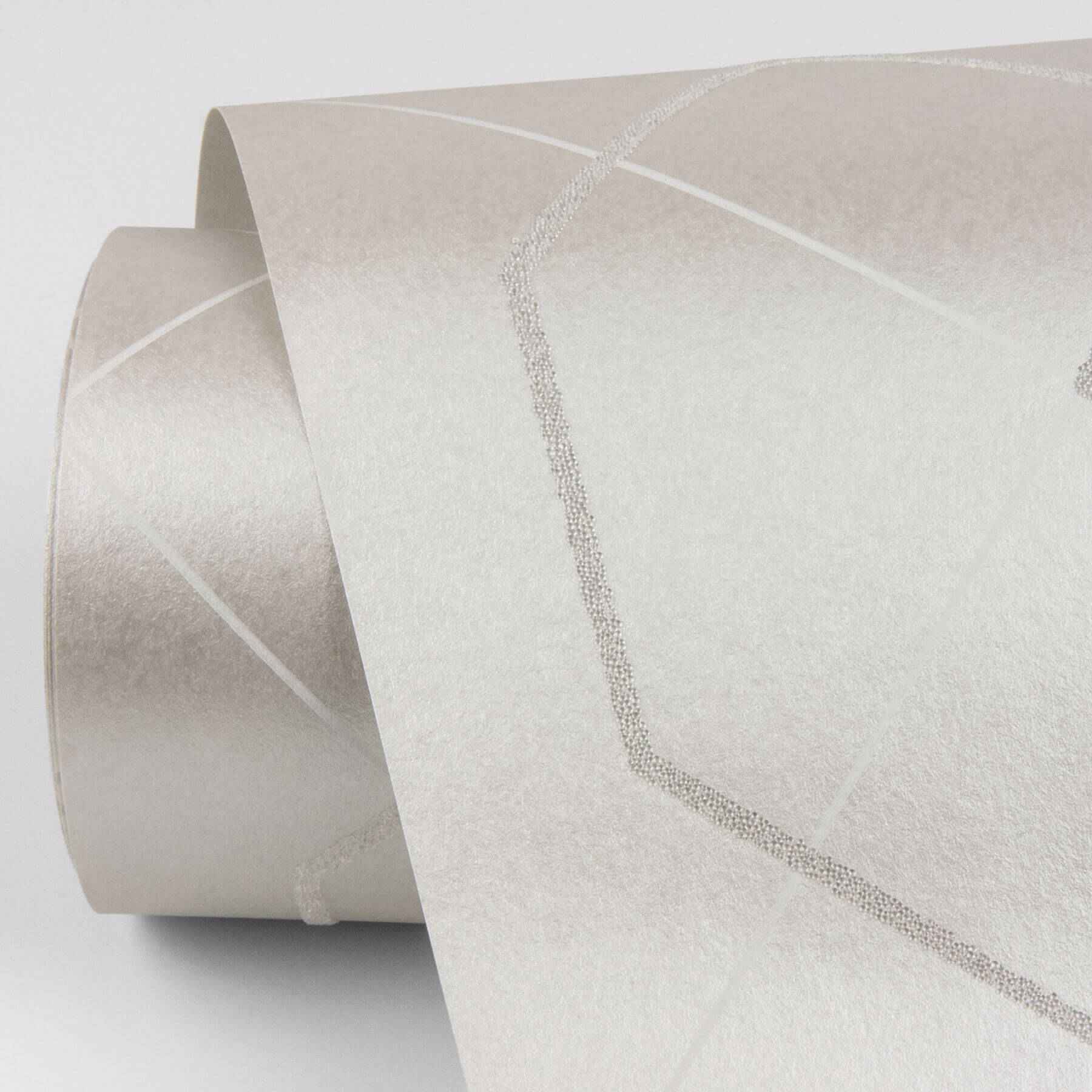 Ballard Silver Geometric Wallpaper - York Wallcoverings - 2964-87346 - York Wallcoverings Wallpaper