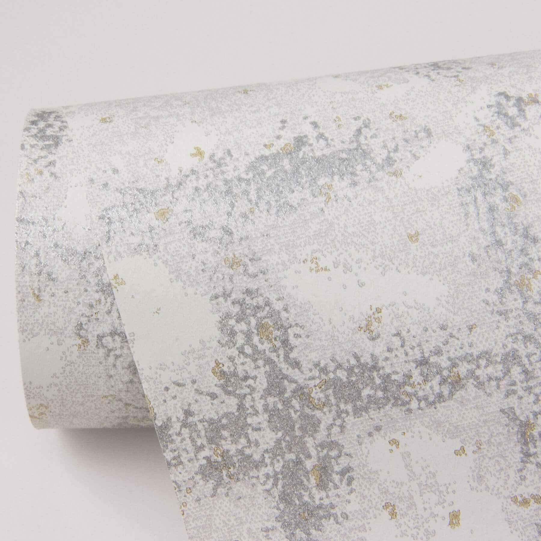 Shea Light Grey Distressed Geometric Wallpaper - York Wallcoverings - 2964-87348 - York Wallcoverings Wallpaper