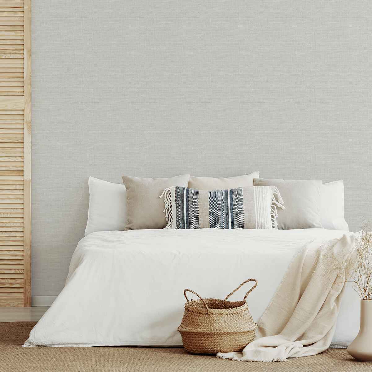 Agave Grey Imitation Grasscloth Wallpaper - York Wallcoverings - 2969-24278 - York Wallcoverings Wallpaper