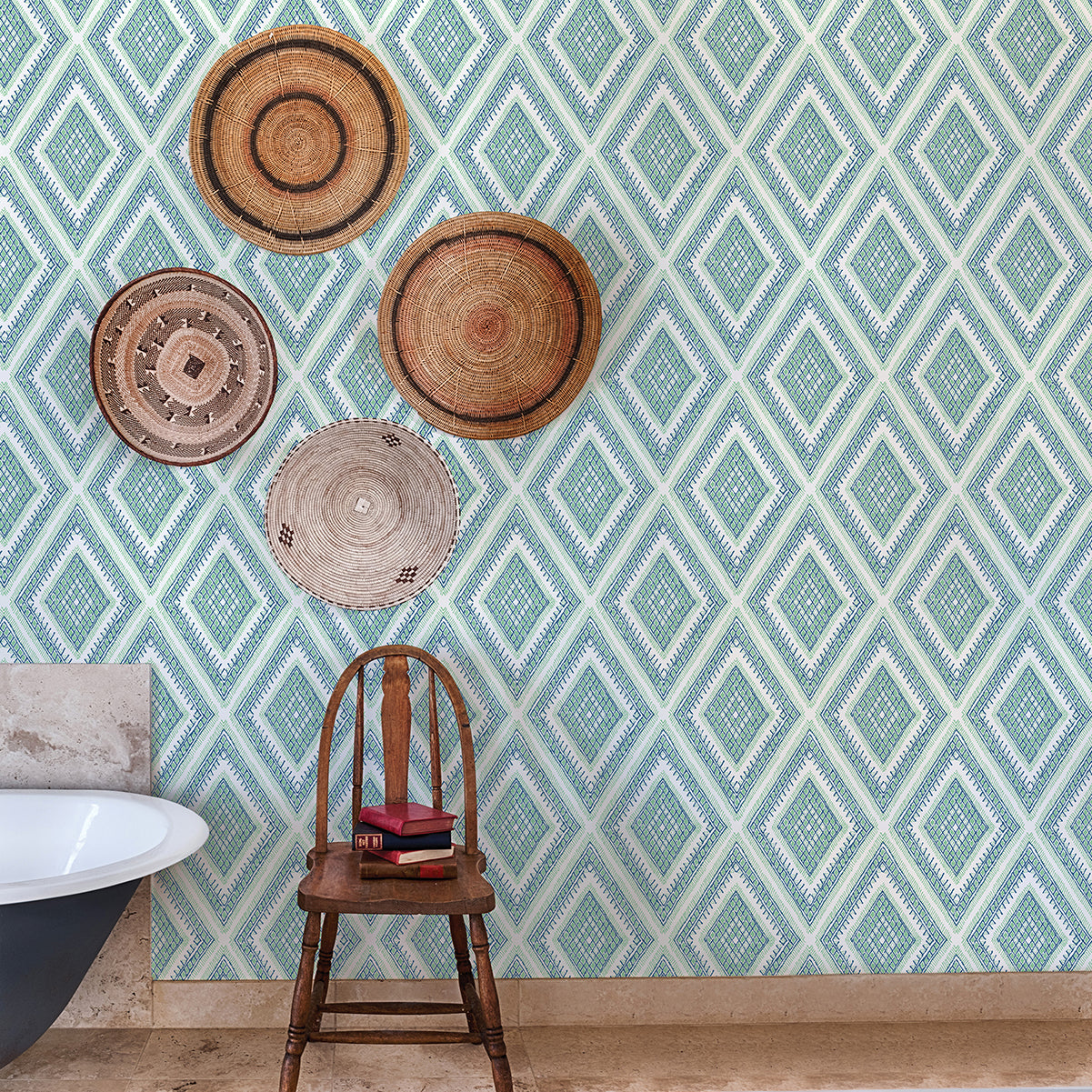 zaya-green-tribal-diamonds-wallpaper-york-wallcoverings-2969-26016