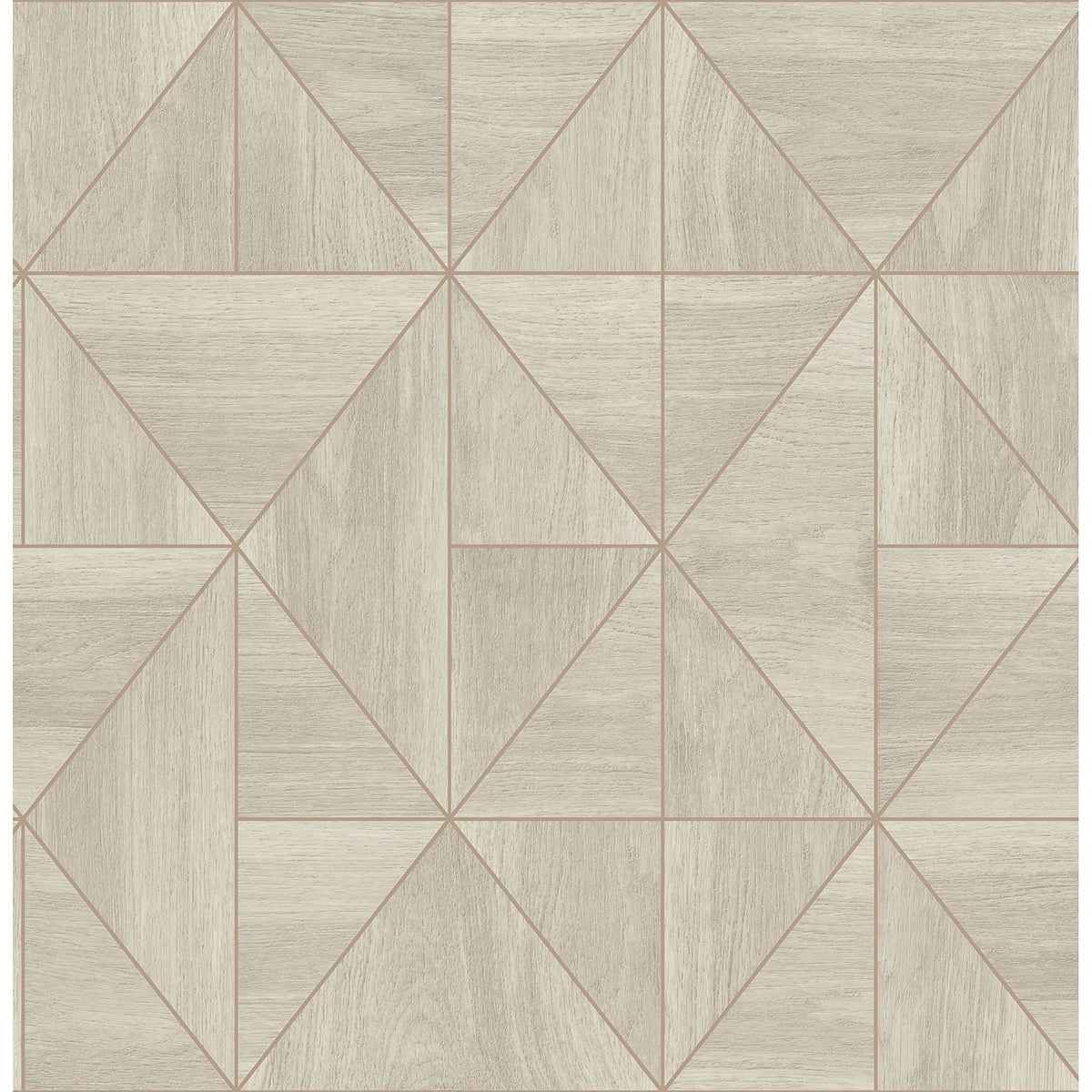Cheverny Grey Wood Tile Wallpaper - York Wallcoverings - 2896-25324