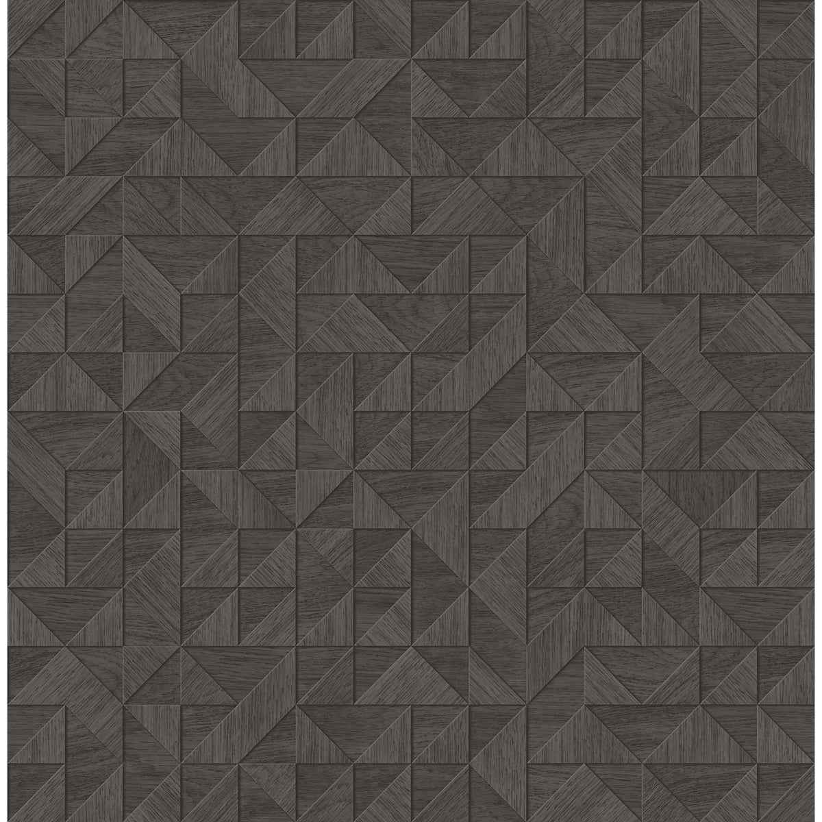 Gallerie Black Triangle Geometric Wallpaper - York Wallcoverings - 2896-25326 - York Wallcoverings Wallpaper