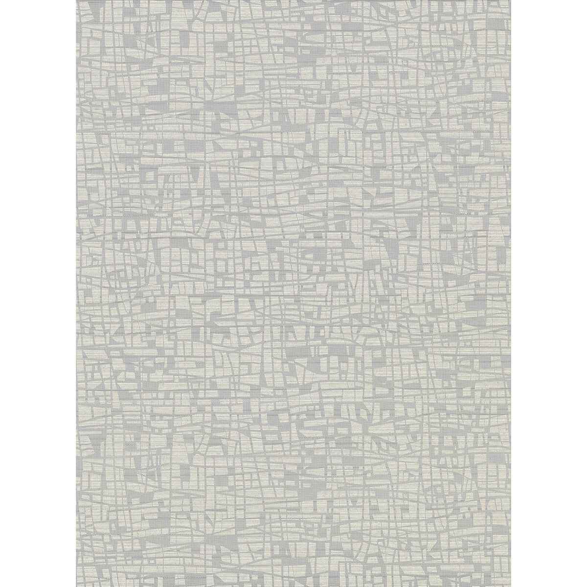 Tiffany Silver Abstract Geometric Wallpaper - York Wallcoverings - 2945-1114