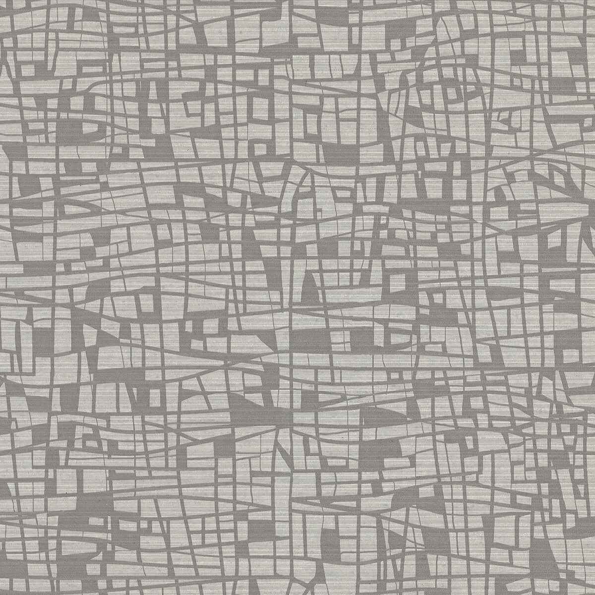 Tiffany Grey Abstract Geometric Wallpaper - York Wallcoverings - 2945-1115 - York Wallcoverings Wallpaper