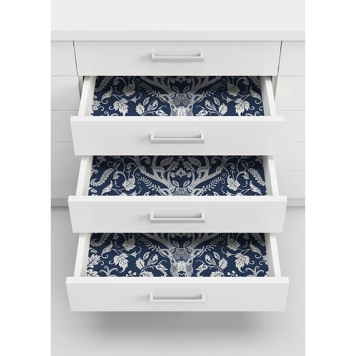 navy-escape-to-the-forest-peel-and-stick-wallpaper-york-wallcoverings-nus3680 - York Wallcoverings Wallpaper