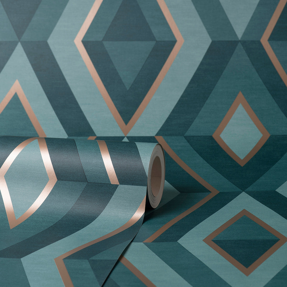 shard-turquoise-geometric-wallpaper-york-wallcoverings-fd42609 - York Wallcoverings Wallpaper