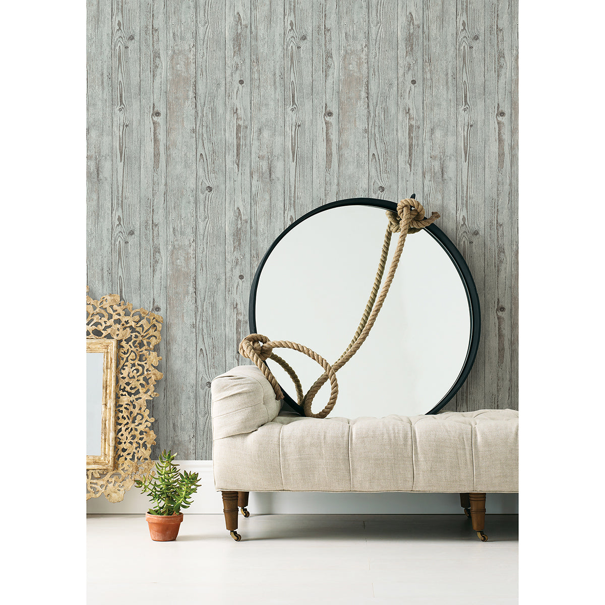 albright-light-blue-weathered-oak-panels-wallpaper-york-wallcoverings-4015-427332 - York Wallcoverings Papel pintado