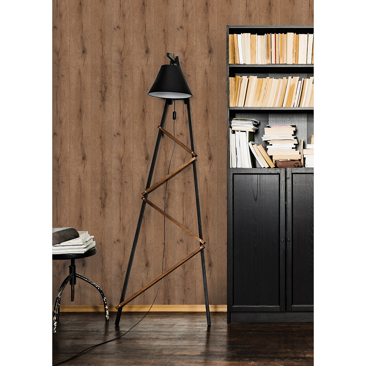 appalacian-brown-wood-planks-wallpaper-york-wallcoverings-4015-514445 - York Wallcoverings Wallpaper