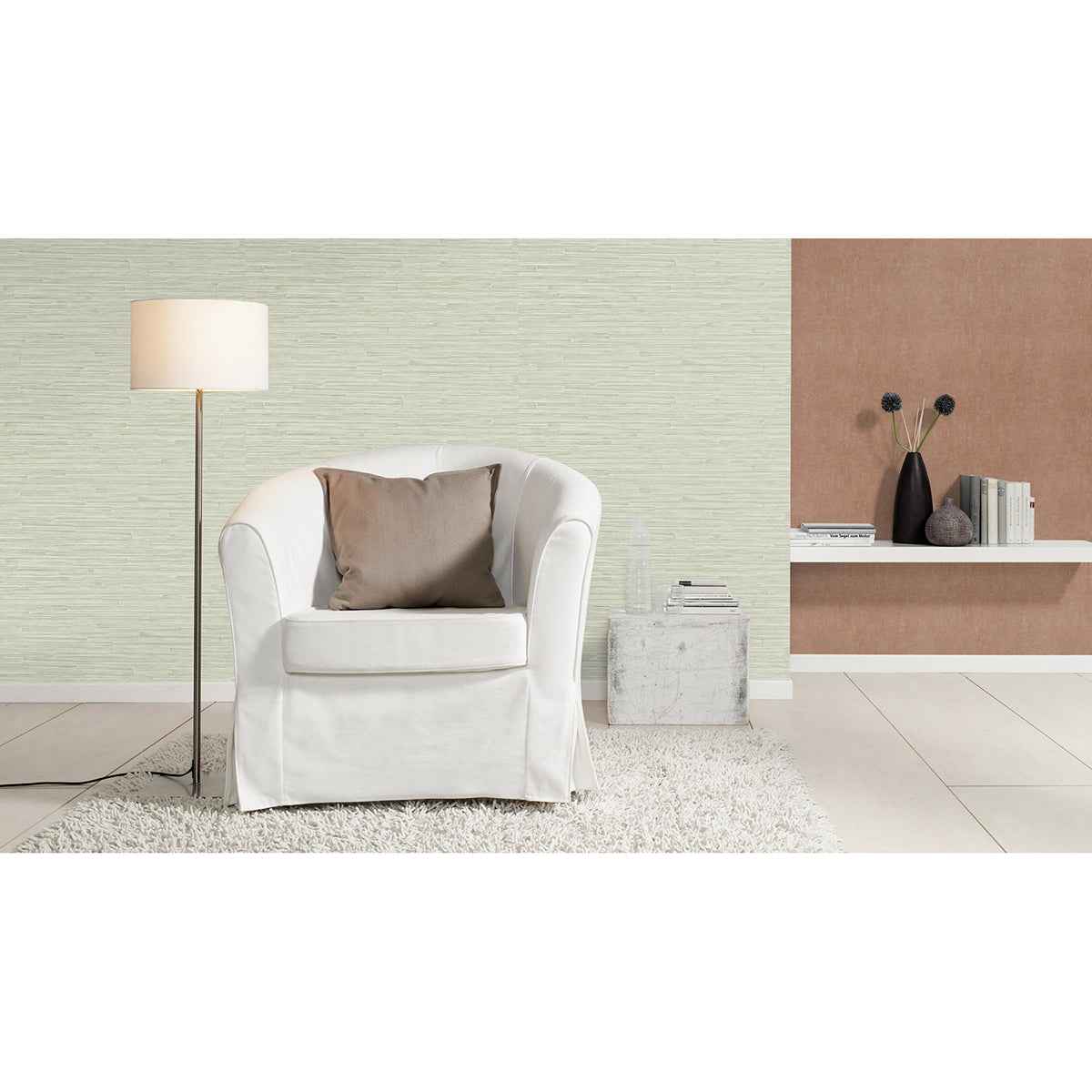 Hutton Mint Tile Wallpaper - York Wallcoverings - 4015-550559 - York Wallcoverings Wallpaper
