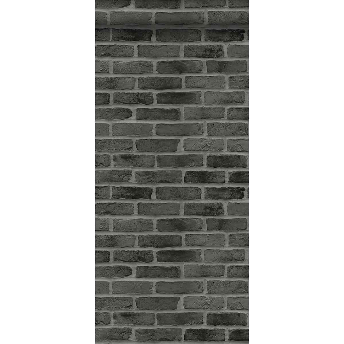 Burnham Black Brick Wall Wallpaper - York Wallcoverings - DD139138 - York Wallcoverings Wallpaper
