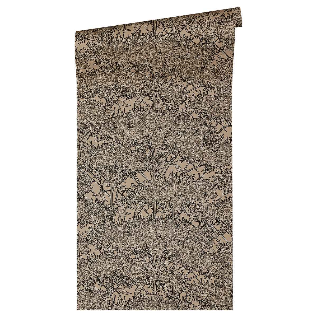 Hornbeam Brown Tree Wallpaper - York Wallcoverings - AS369725 - York Wallcoverings Wallpaper