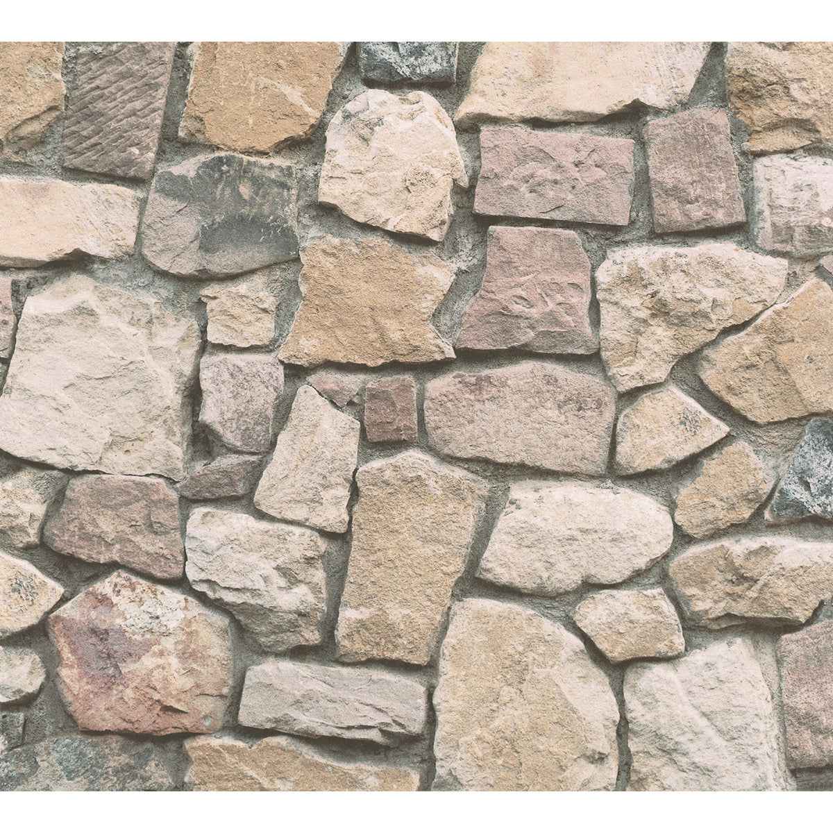 Morris Neutral Natural Stone Wallpaper - York Wallcoverings - AS692412 - York Wallcoverings Wallpaper